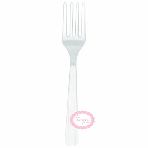 Garfos Reutilizáveis Branco